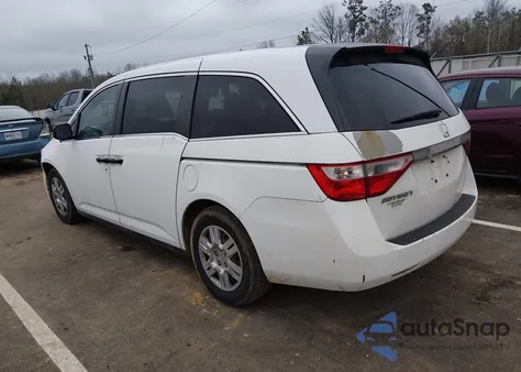 2012 Honda Odyssey Lx z USA, uszkodzony, nr VIN 5FNRL5H25CB056426